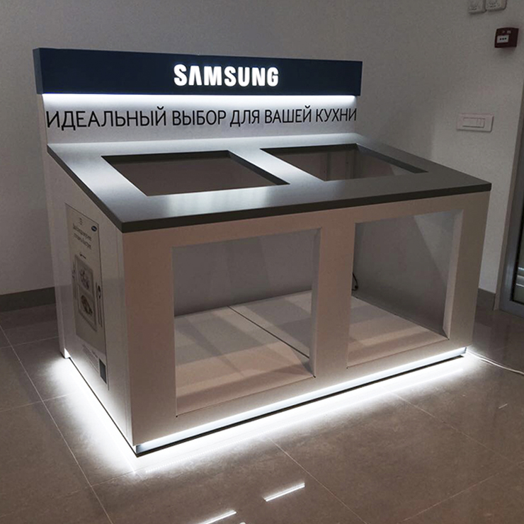 Торговое оборудование под кухонные плиты Samsung